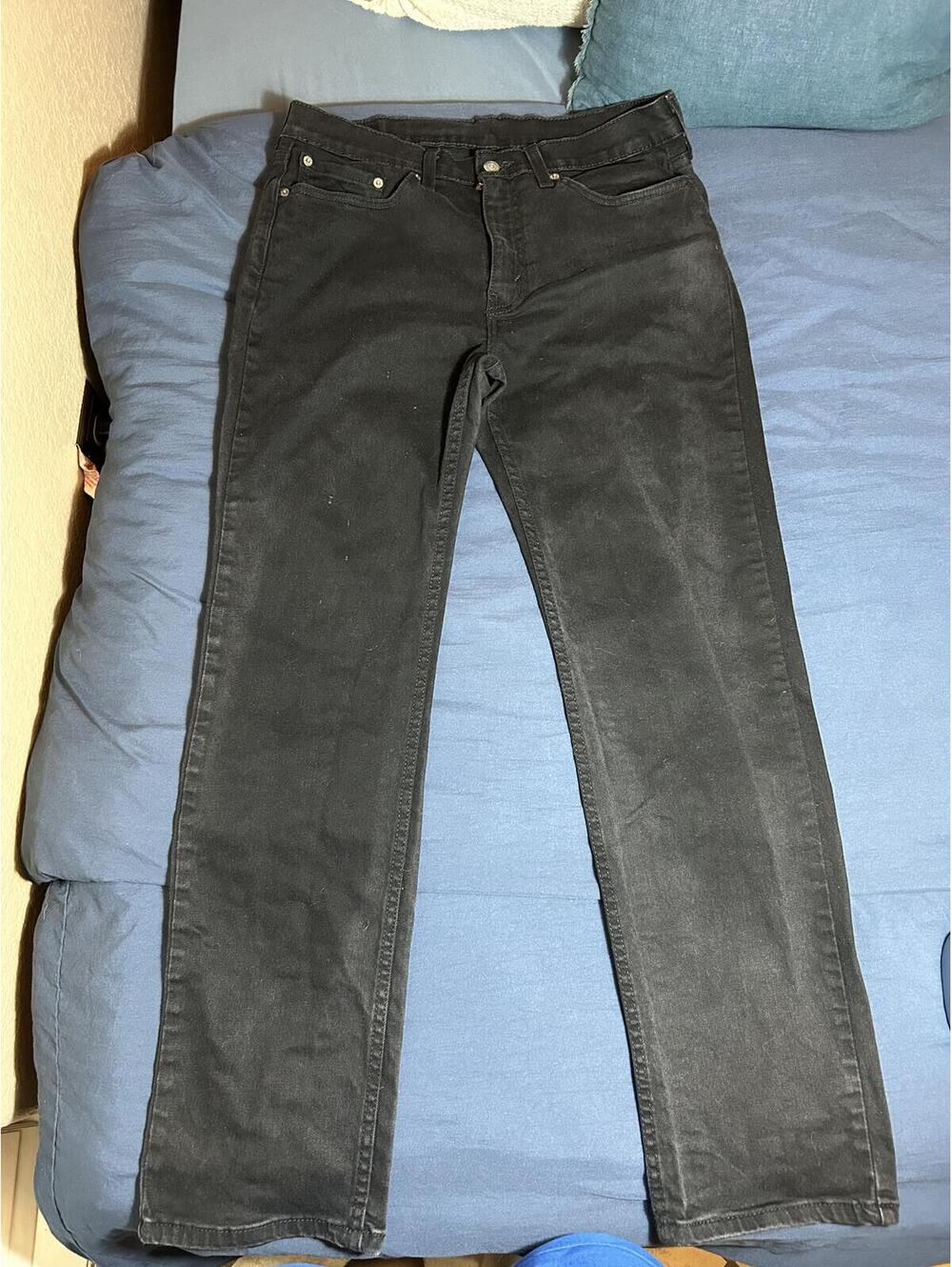 Levi's 514 Black Straight Fit Jeans Men's W32 L30